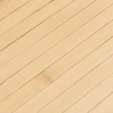Tappeto Rettangolare Natura Chiaro 80x400 cm in Bambù
