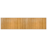 Tappeto Rettangolare Naturale 100x400 cm in Bambù