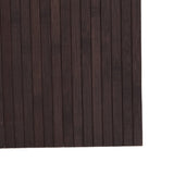 Divisorio Ambienti Marrone Scuro Larghezza 600 cm Altezza 165 cm in Bambù