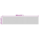 Divisorio Ambienti Bianco Larghezza 800 cm Altezza 165 cm in Bambù