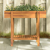 Fioriera Rialzata da Giardino 90x30x75 cm Legno Massello Acacia