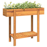 Fioriera Rialzata da Giardino 90x30x75 cm Legno Massello Acacia