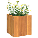 Fioriera da Giardino 25x25x25 cm in Legno Massello di Acacia
