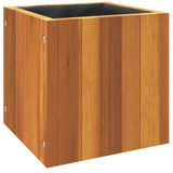 Fioriera da Giardino 25x25x25 cm in Legno Massello di Acacia