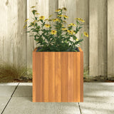 Fioriera da Giardino 35x35x35 cm in Legno Massello di Acacia