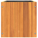 Fioriera da Giardino 35x35x35 cm in Legno Massello di Acacia