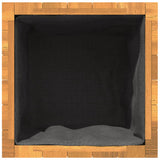 Fioriera da Giardino 35x35x35 cm in Legno Massello di Acacia