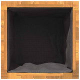 Fioriera da Giardino 35x35x60 cm in Legno Massello di Acacia