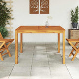 Tavolo da Pranzo da Giardino 110x110x75cm Legno Massello Acacia