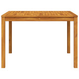 Tavolo da Pranzo da Giardino 110x110x75cm Legno Massello Acacia