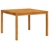 Tavolo da Pranzo da Giardino 110x110x75cm Legno Massello Acacia