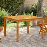 Tavolo da Pranzo da Giardino 110x110x75cm Legno Massello Acacia
