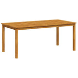 Tavolo da Pranzo da Giardino 180x90x75 cm Legno Massello Acacia