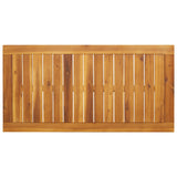 Tavolo da Pranzo da Giardino 110x56x75 cm Legno Massello Acacia