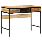 Scrivania Marrone 100 x 50 x 75 cm legno massello di mango