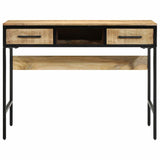Scrivania Marrone 100 x 50 x 75 cm legno massello di mango
