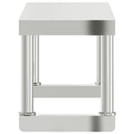 Ripiano per Tavolo da Lavoro 110x30x35 cm in Acciaio Inox