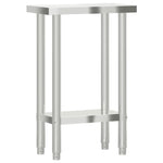 Tavolo da Lavoro da Cucina 55x30x85 cm in Acciaio Inossidabile