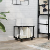 Supporto per Stampante 2 Livelli Nero 41x28x33,5 cm truciolato