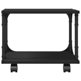Supporto per Stampante 2 Livelli Nero 41x28x33,5 cm truciolato