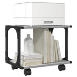Supporto Stampante 2 Piani Grigio Sonoma 41x28x33,5 truciolato
