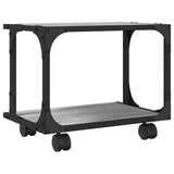 Supporto Stampante 2 Piani Grigio Sonoma 41x28x33,5 truciolato