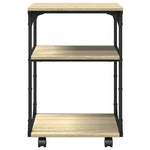 Supporto Stampante 3 Piani Rovere Sonoma 43x48x64cm truciolato