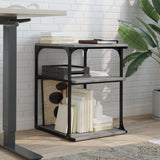 Supporto Stampante 3 Piani Grigio Sonoma 43x48x64cm truciolato