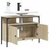 Mobile Lavabo Bagno Rovere Sonoma 80x30x60 cm Legno truciolato