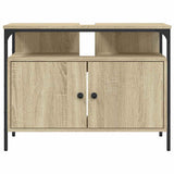 Mobile Lavabo Bagno Rovere Sonoma 80x30x60 cm Legno truciolato