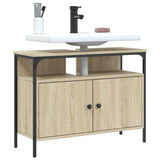 Mobile Lavabo Bagno Rovere Sonoma 80x30x60 cm Legno truciolato