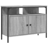 Mobile Lavabo Bagno Grigio Sonoma 80x30x60 cm Legno truciolato