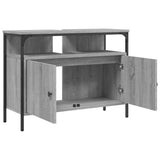Mobile Lavabo Bagno Grigio Sonoma 80x30x60 cm Legno truciolato