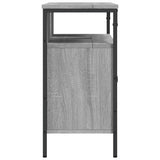 Mobile Lavabo Bagno Grigio Sonoma 80x30x60 cm Legno truciolato