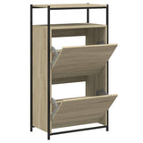 Scarpiera Rovere Sonoma 60x34x112 cm in Legno truciolato