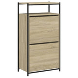 Scarpiera Rovere Sonoma 60x34x112 cm in Legno truciolato