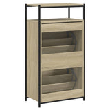 Scarpiera Rovere Sonoma 60x34x112 cm in Legno truciolato