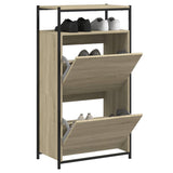 Scarpiera Rovere Sonoma 60x34x112 cm in Legno truciolato