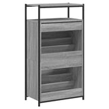 Scarpiera Grigio Sonoma 60x34x112 cm in Legno truciolato