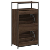 Scarpiera Rovere Marrone 60x34x112 cm in Legno truciolato