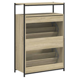Scarpiera Rovere Sonoma 75x34x112 cm in Legno truciolato