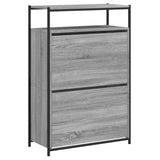 Scarpiera Grigio Sonoma 75x34x112 cm in Legno truciolato