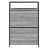 Scarpiera Grigio Sonoma 75x34x112 cm in Legno truciolato