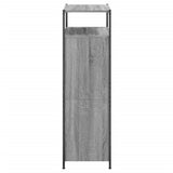 Scarpiera Grigio Sonoma 75x34x112 cm in Legno truciolato