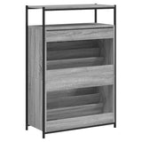Scarpiera Grigio Sonoma 75x34x112 cm in Legno truciolato