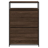 Scarpiera Rovere Marrone 75x34x112 cm in Legno truciolato