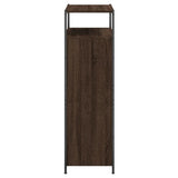 Scarpiera Rovere Marrone 75x34x112 cm in Legno truciolato