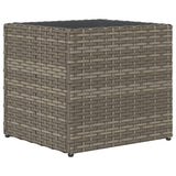 Fioriera da Giardino Grigia 36x30x32 cm in Polyrattan