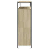 Scarpiera 4 Cassetti Ribaltabili Rovere Sonoma 100x34x112 cm