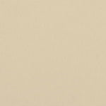 Cuscini per Sedia con Schienale Alto 2 pz Beige Tessuto Oxford